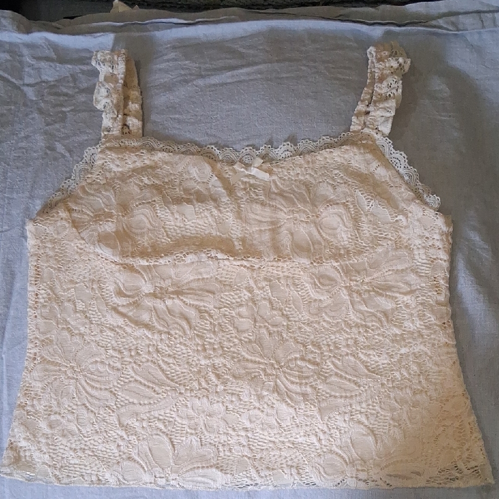 Lace Camisole in Cream